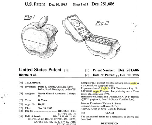 apple iphone patentti