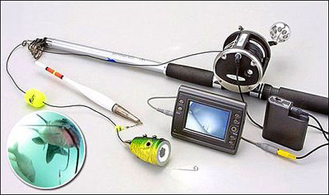 Virvelin siimaan asennettava kalakamera