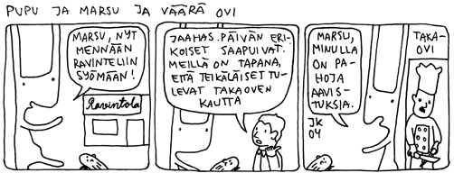 Pupu ja Marsu ja väärä ovi