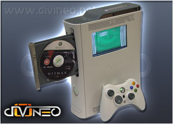 Xbox360 sisäänrakennetulla näytöllä