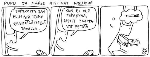 Pupu ja Marsu aistivat harhoja