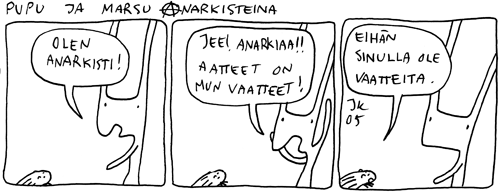 Pupu ja Marsu anarkisteina