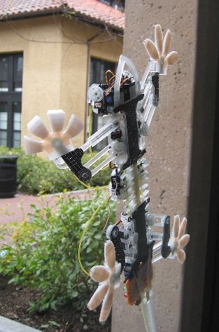 Seinillä kiipeilevä Gekko robotti