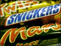 Mars, Twix, Bounty ja Snickers patukat eivät enää sovellu kasvissyöjille