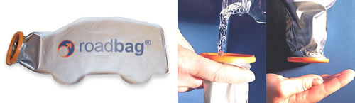 Roadbag taskuvessa miehille
