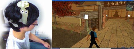 Second Life avatarin ohjailua ajatuksen voimalla