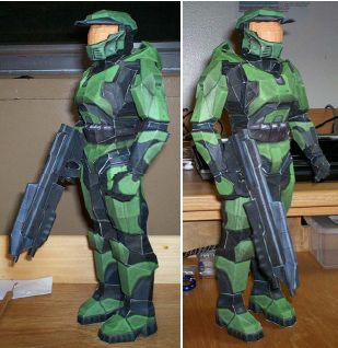 Askartele itsellesi Master Chief paperihahmo