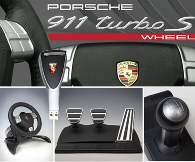 Aidon Porsche 911 hallintalaitteiden mukaan tehty peliohjain