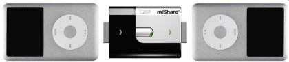 MiShare mahdollistaa tiedostojen siirron kahden iPodin välillä
