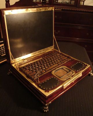 Datamancerin steampunk-läppäri