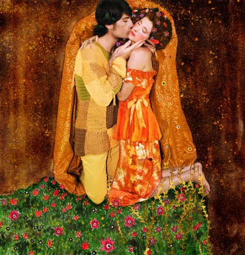 Gustav Klimt valokuvattuna