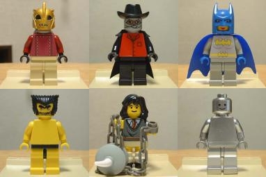 Itse tehtyjä Lego-hahmoja