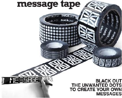 Message Tape -pakkausteippi