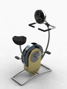 Cycool -kuntopyörä tuulettaa