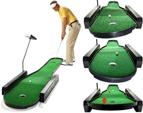 The Putting Challenge -minigolfrata muuntuu 72 eri muotoon