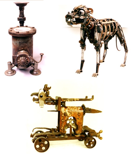 Jason Lane tekee taidetta romuraudasta