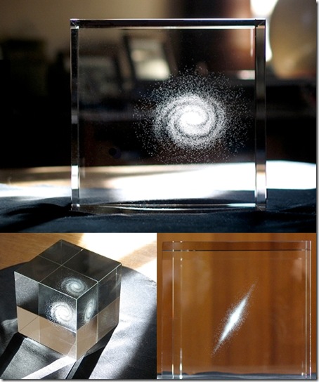 Linnunrata lasikuutiossa