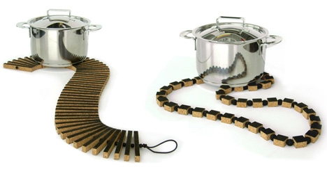 Innovatiivisia korkkisia pannualusia