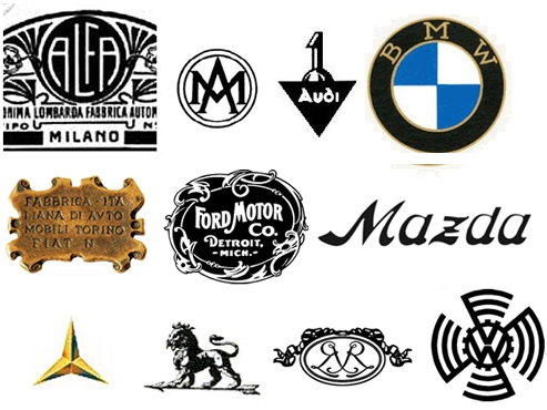 Automerkkien logojen kehityskaaria