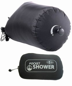 Pocket Shower korvaa jätesäkkisuihkun