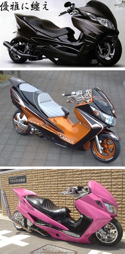 Pimp my Scooter, japanilaisia skoottereita