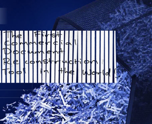 Unshredder palauttaa paperisilppuriin menneet dokumentit