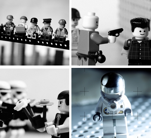 Kuuluisia uutiskuvia LEGO-versiona