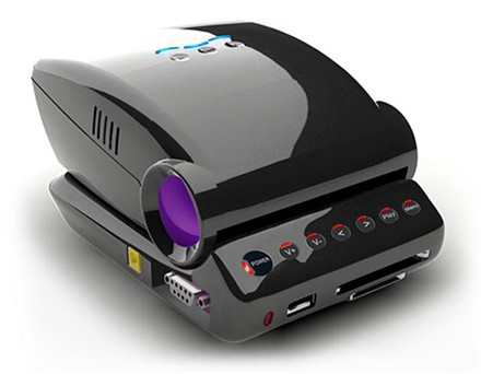Honlai Technology esittelee MP100 mini LED projector -videotykin joka mahtuu kämmenelle