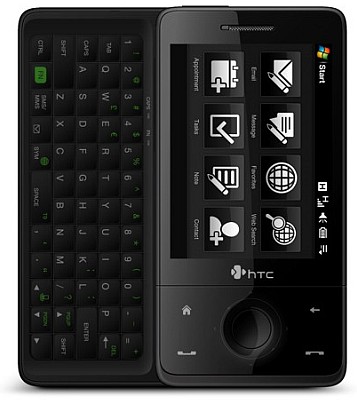 HTC Touch Pro sisältää täydellisen QWERTY -näppäimistön