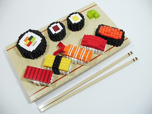 Super Sushi on Lego-sushia