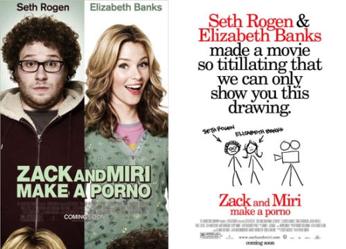 Zack and Miri Make A Porno -elokuvan uusi lapsille sallittu juliste