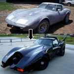 Vuoden 1978 Corvette muunnettuna Batmobile-autoksi Vuoden 1978 Corvette muunnettuna Batmobile-autoksi