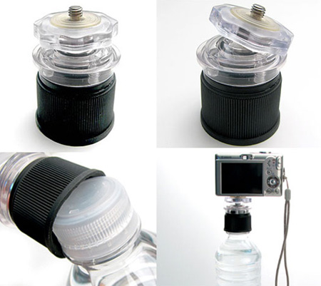 Bottle Cap Tripod on pullonkorkki-kolmijalka 1