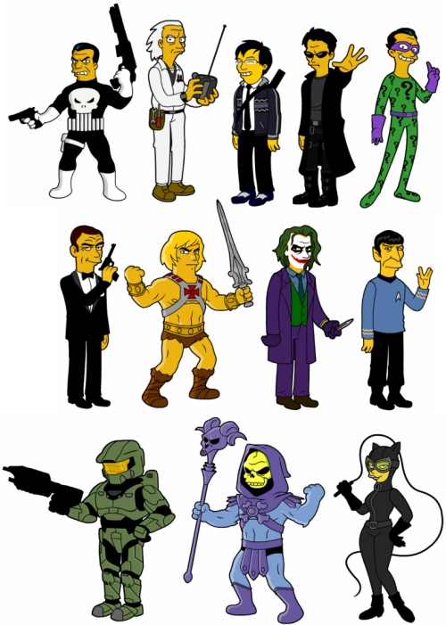 Dean Fraser piirtää Springfield Punx -blogissaan uusia Simpsons-hahmoja