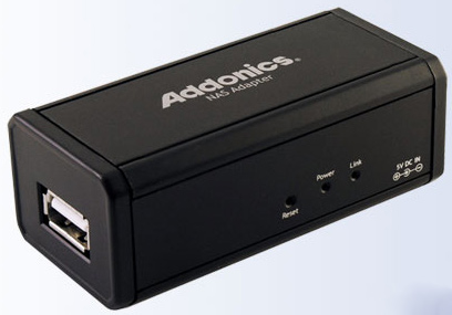 Addonics esittelee USB-to-NAS-adapteri, jolla usb-kovalevystä saa verkkolevyn