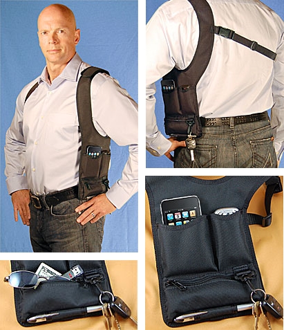 e-Volve Gadget Shoulder Holster on agentin laitekotelo