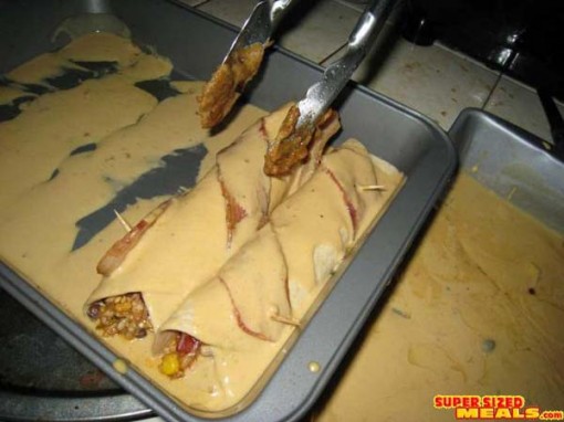 Uppopaistettu burrito, nam 1 Uppopaistettu burrito, nam 1