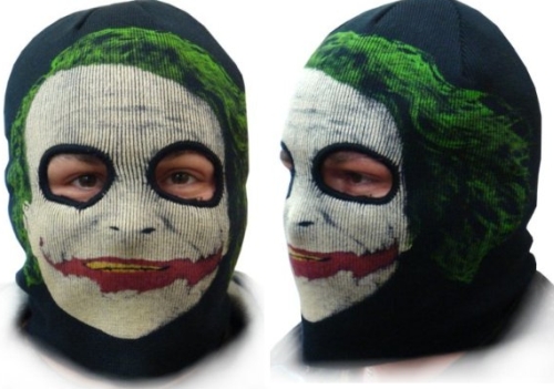 Dark Knight Joker -lasketteluhuppu ja -pipo