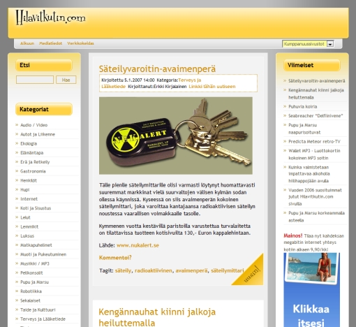 Hilavitkutin.com 2007