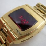 Myynnissä: Pulsar P1 Prototype LED Digital watch 18k 2