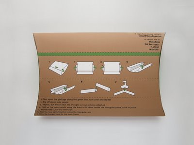 Hangerpak on ensin paketti, sitten henkari 1