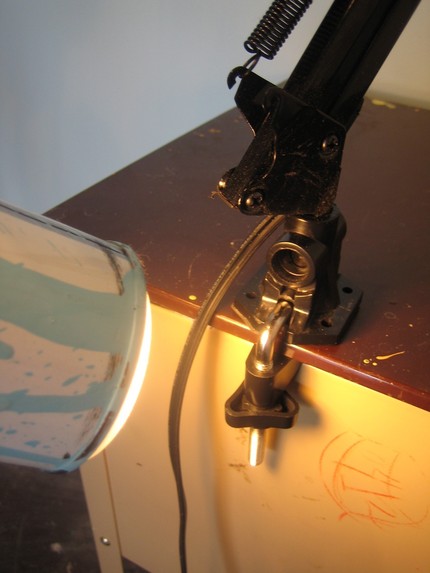 Krylon Spray Paint Lamp - Light Blue on upea! 2