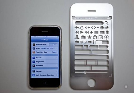 iPhone Stencil Kit, suunnittele käyttöliittymät oldschool-tavalla 2 iPhone Stencil Kit, suunnittele käyttöliittymät oldschool-tavalla 2