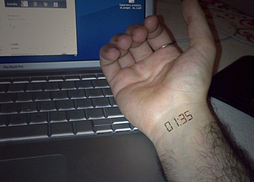 Francesco Savini: Tattoo Time, tatuoitu kello 1