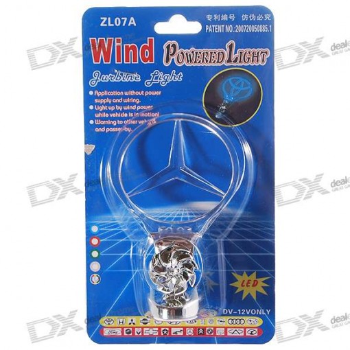 Tuulivoimalla loistava auton konepeltikoriste 1