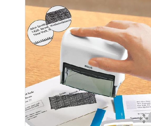 ID Guard Stamp -leimasin suttaa henkilötiedot helposti ID Guard Stamp -leimasin suttaa henkilötiedot helposti
