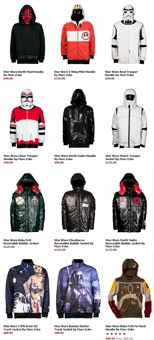 Star Wars Hoodies by Marc Ecko