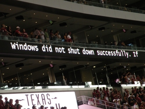 Ongelmia Dallas Cowboysien stadionilla Windowsin kanssa Ongelmia Dallas Cowboysien stadionilla Windowsin kanssa