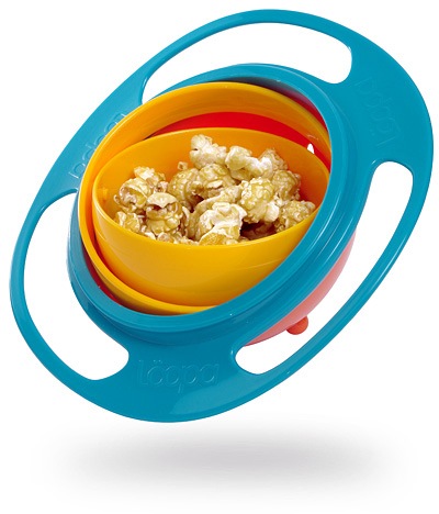 Loopa Gyroscopic Toddler Bowls, kulhot jotka ovat aina oikein päin 2