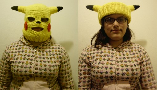 Pikachu convertible ski mask by Sugarcoatidli3z Pikachu convertible ski mask by Sugarcoatidli3z